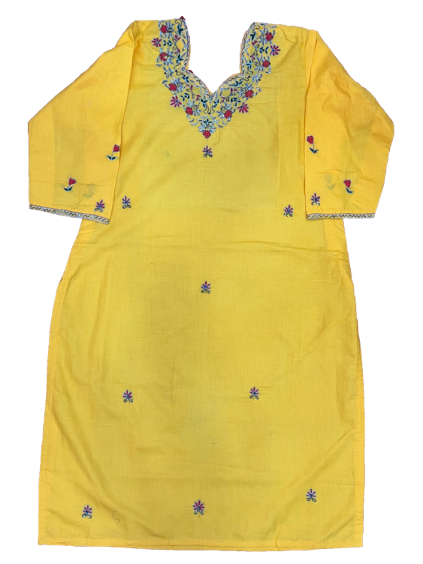 Metallic Gold  Suit  with zari work